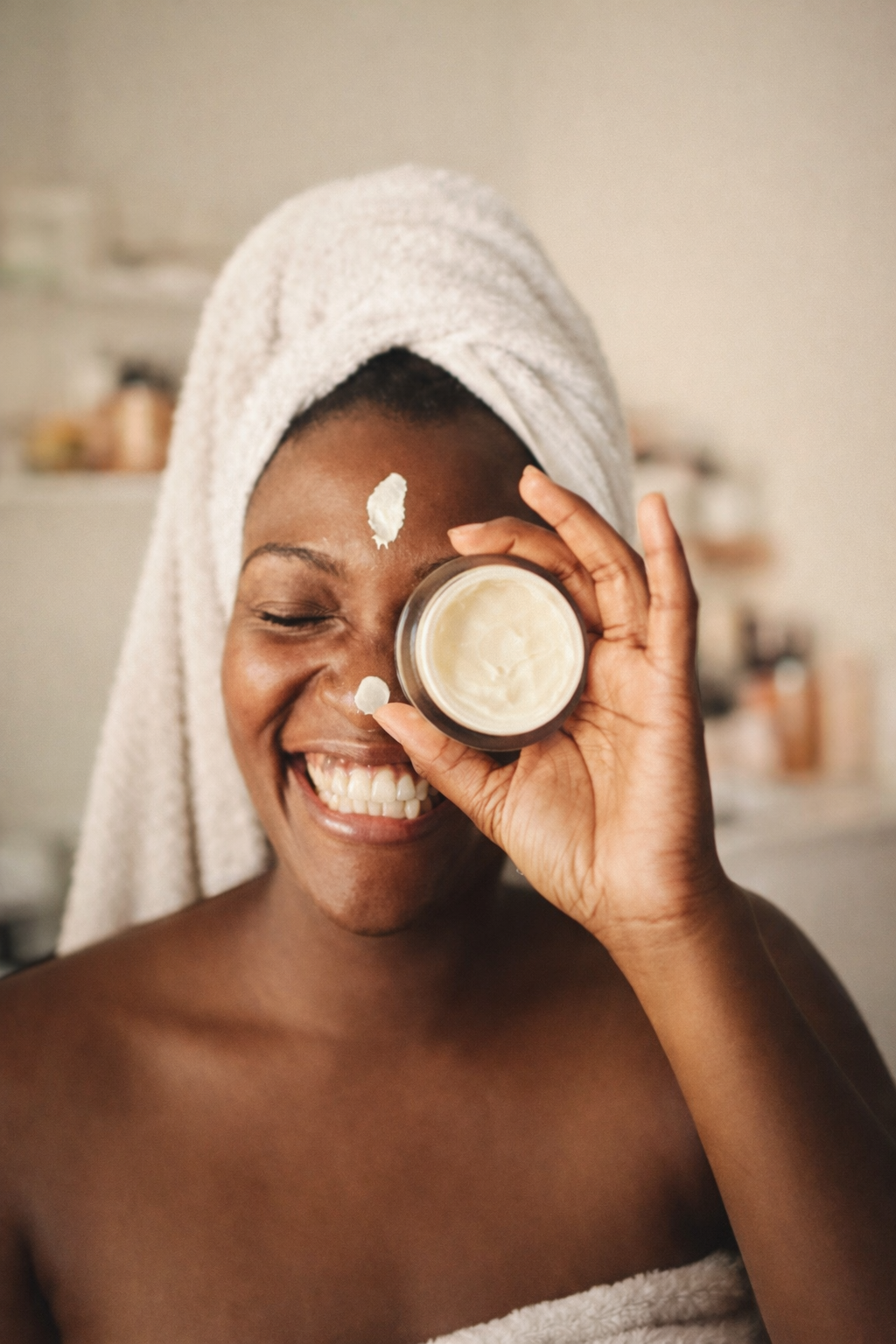 Clean firm rejuvenated skin with a glow